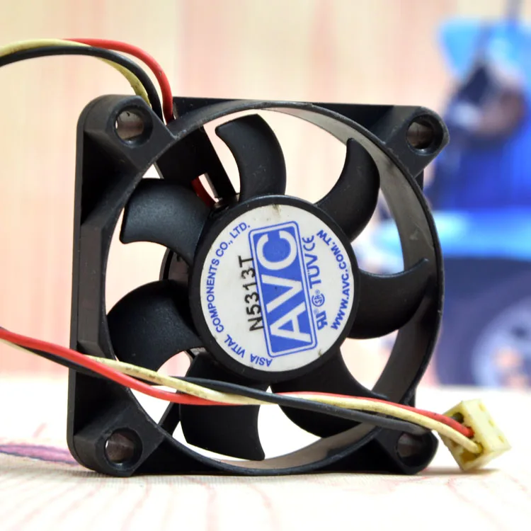 Ventilador de refrigeración silencioso AVC Qi Hong 5010 DC5V 0.18A C5010B05M 5CM, cable de bola Doble - imagen 4