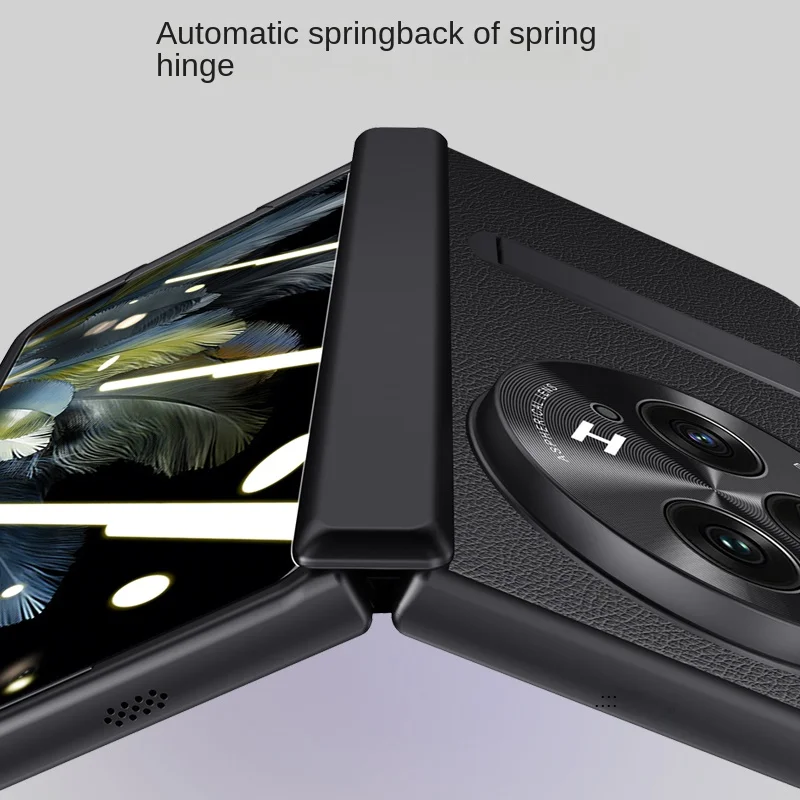 Funda de piel sintética para OPPO Find N3, cubierta protectora magnética con soporte para pantalla de vidrio, carcasa completa - imagen 3