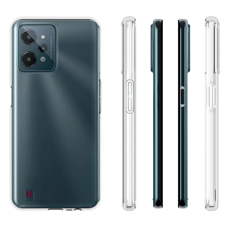 Funda transparente de TPU para Oppo Realme, cubierta de teléfono suave de silicona ultrafina, para C30, C35, C31, C25, C25Y, C21, C21Y, C20, C11, C17 - imagen 4