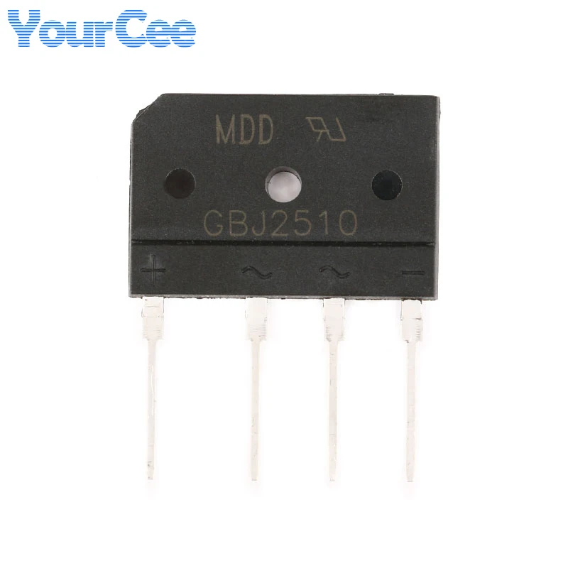 5 unids/lote puente rectificador de diodo KBU810 KBU1010 KBU808 KBP310 KBP307 KBP210 KBP206 GBJ2510 GBU406 GBU808 KBL406 KBL410 KBL608 - imagen 5