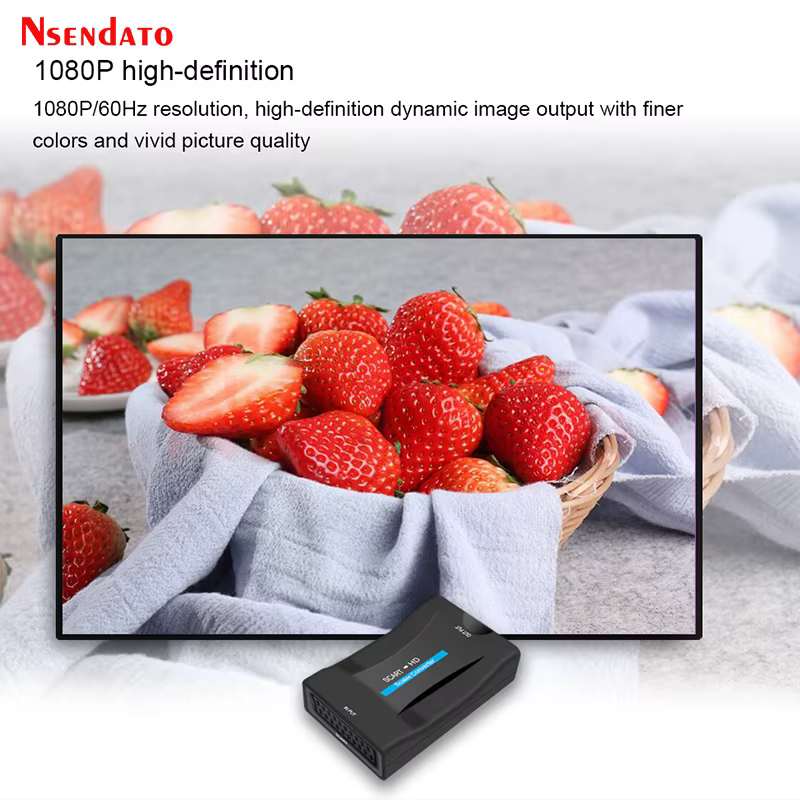 Convertidor SCART a HDMI - Para TV, DVD y consolas con audio y vídeo - imagen 5