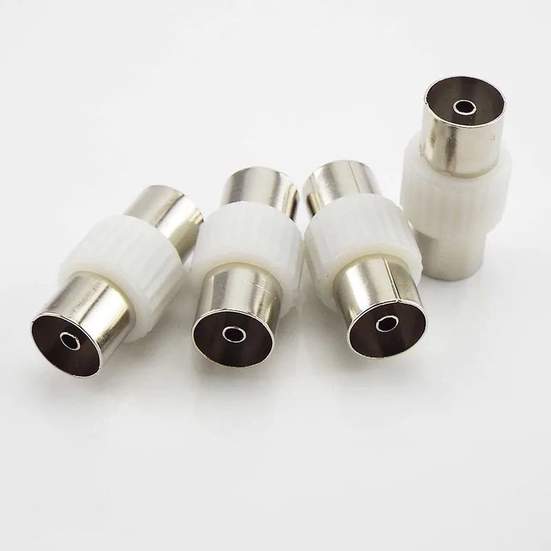 1 par/2 uds macho a macho/hembra a hembra conector de TV para antenas TV RF enchufes coaxiales adaptador de conector A7 - imagen 4