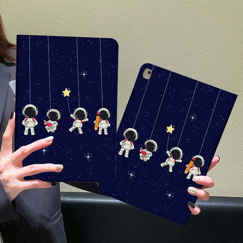 Funda artística de dibujos animados de astronauta para Huawei Honor Tab Magic Pad GT 6 X9 X8A X8 V8 V7 9 8 2 3 13,3 10 Pro pulgadas