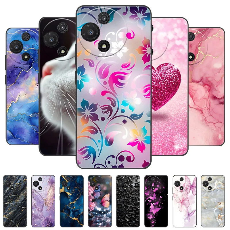 Para TCL 60 5G funda TCL60 pintura de mármol suave mate funda trasera de silicona para TCL 60 5G T521H carcasa de teléfono de cobertura completa