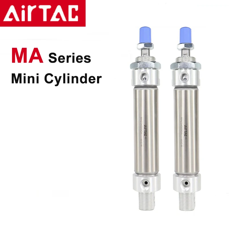 Airtac MA16/20/25/32/40-10/20/25/30/40/50/60/70/80/90/100/125/150/175/200/225 minicilindro, serie MA, 250/300/350/400
