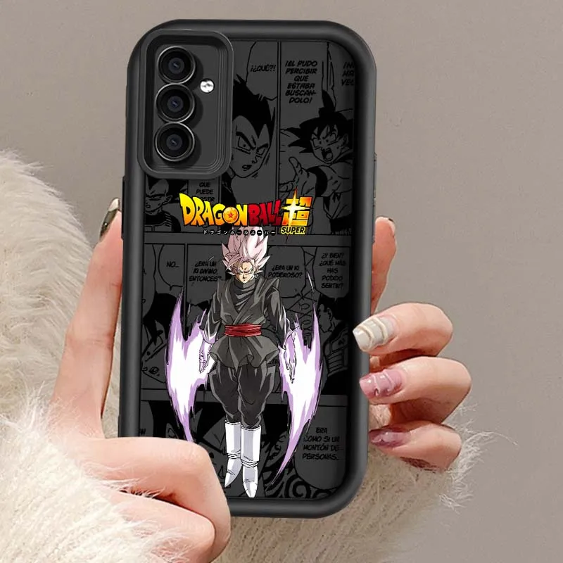 D-Dragon Ball Anime Goku Cool para Samsung A71 A56 A55 A54 A53 A51 A35 A32 A31 A16 A15 A06 funda de teléfono con escalera ocular - imagen 3
