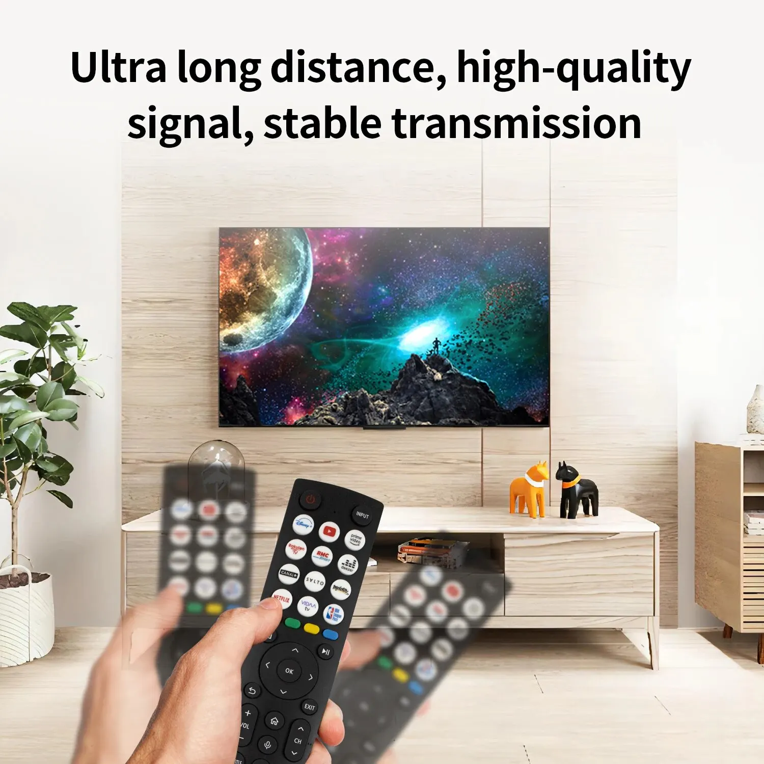 Nuevo control remoto universal para todos los controles remotos de TV Hisense, con Netflix, Prime Video, Disney,rakuten Play Buttons - imagen 4