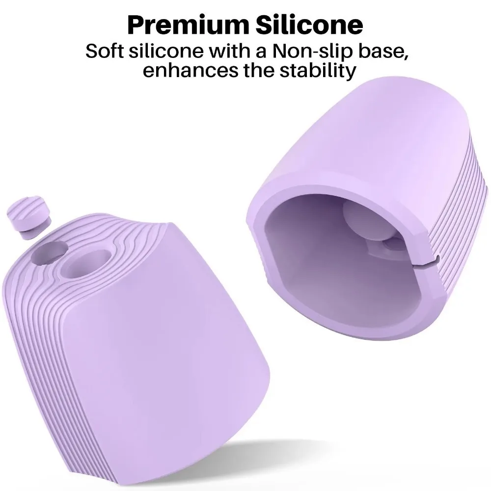 Soporte de silicona portátil para Apple Pencil 1/2, soporte de cargador, Base antideslizante, estación de carga, accesorios adaptadores de base - imagen 5