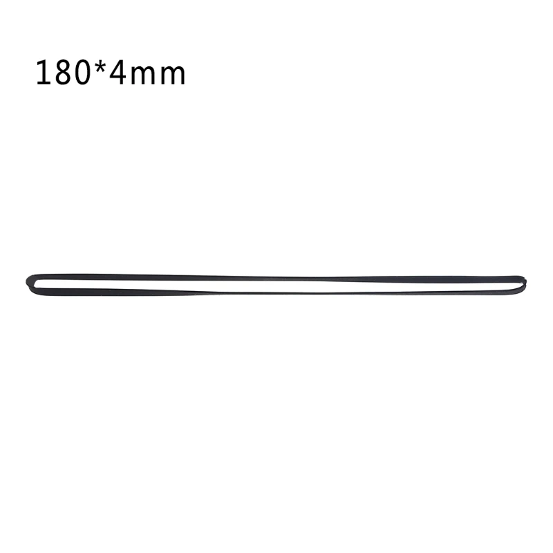 Correa de transmisión plana de goma correa para plato giratorio reemplazada para reproductor de discos Walkman, repetidor de CD-ROM de DVD, reemplazo de 4mm de ancho - imagen 5