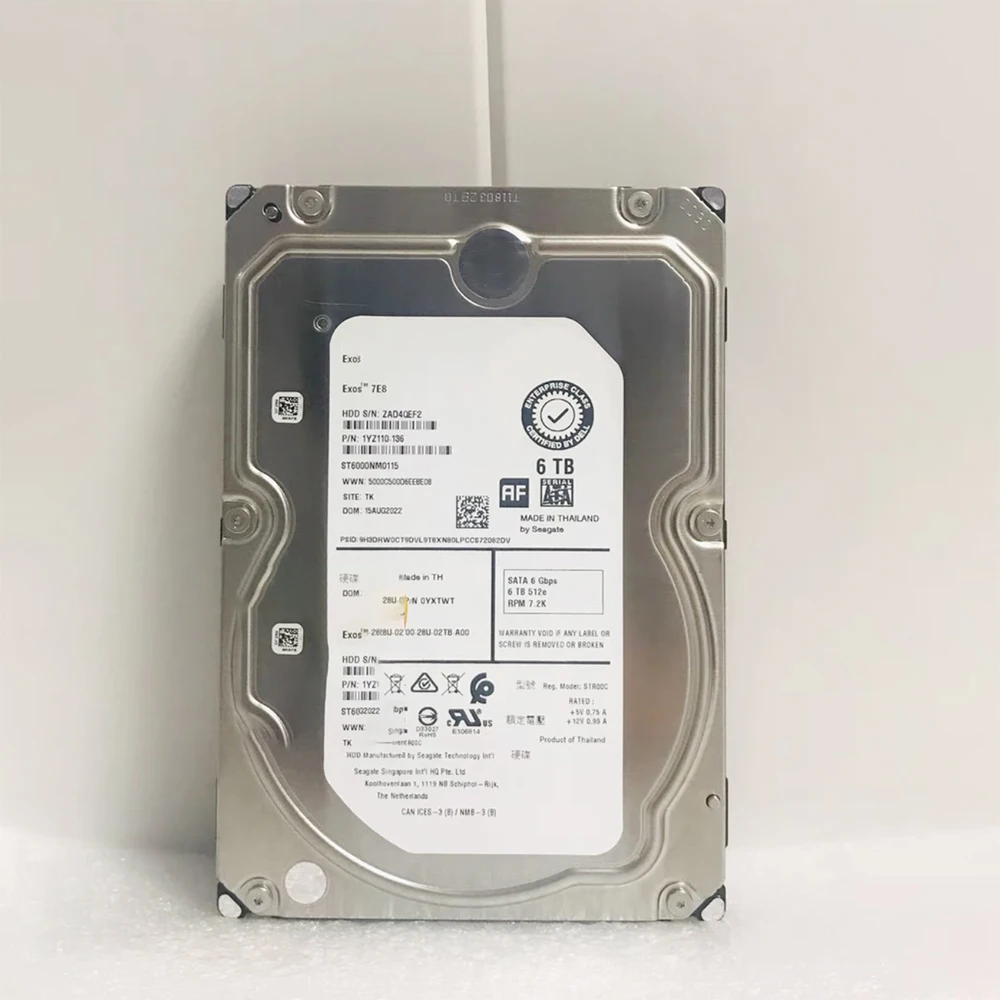 HDD ST6000NM0115 6TB SATA 7.2K 3.5" disco duro del servidor para Seagate 6T - imagen 2
