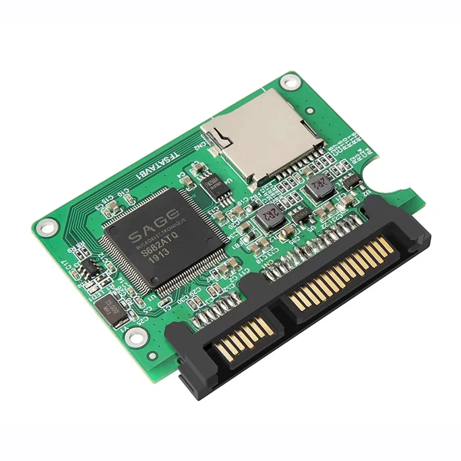 Adaptador TF a Sata para Notebook TF Micro SD a Sata 2,5 tarjeta SSD convertidor de disco duro Dropshipping para PC ordenador portátil - imagen 3