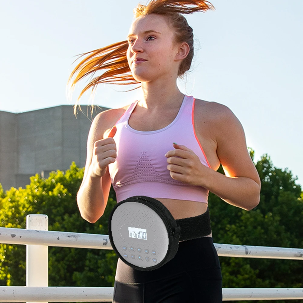 Estuche portátil para reproductor de CD con correa ajustable, bolsa de almacenamiento para reproductor de CD con ventana transparente para coche, hogar y viaje - imagen 4