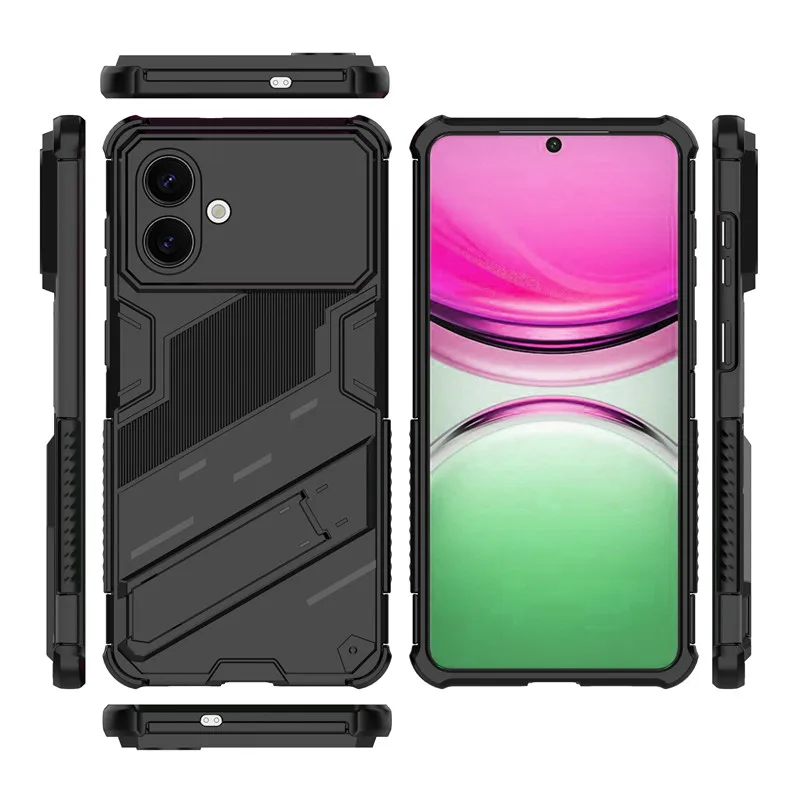 Para Samsung Galaxy S26 Plus funda para Samsung S24 S25 S26 Plus cubierta a prueba de golpes armadura dura soporte de PC parachoques de silicona para S25 S26 - imagen 4