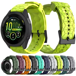 Correa de silicona de 20mm y 22mm para Garmin Venu 3/Forerunner 165 265 255 pulsera musical Garmin Vivoactive 4 5 6/Venu Sq 2 Plus