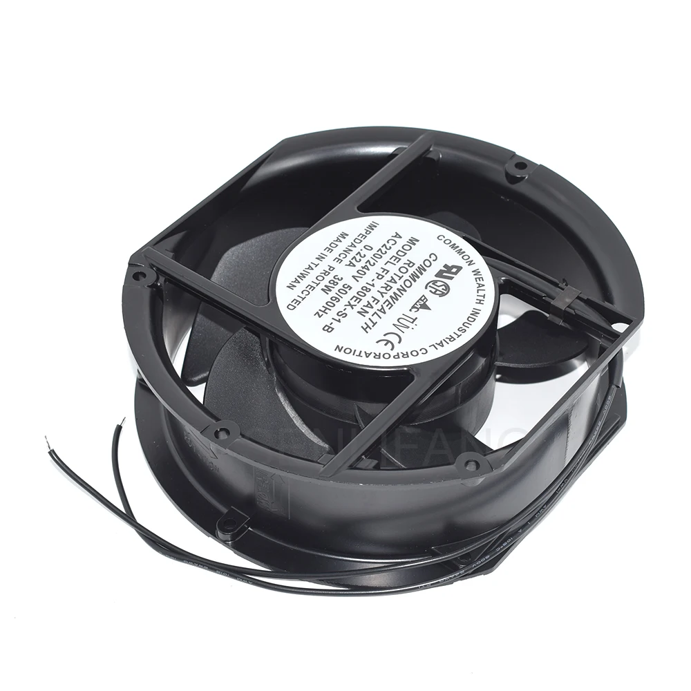 Ventilador Axial de doble rodamiento, ventilador de refrigeración para armario, AC220/17251 V, 0.22A, 38W, FP-108EX-S1-B, 172, 150x240x51mm, buena calidad - imagen 5