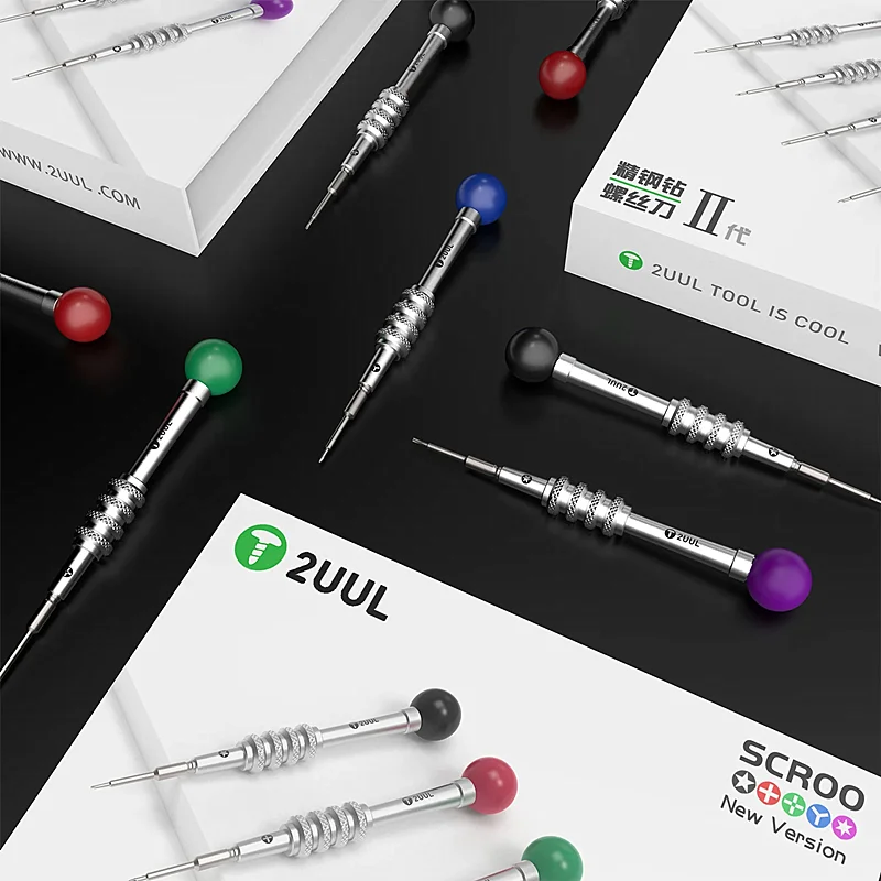 2UUL SD92 5 unids/set destornillador Scroo para reparación de teléfonos móviles nueva versión Kit de destornillador de perno de desmontaje de teléfono de alta precisión - imagen 5