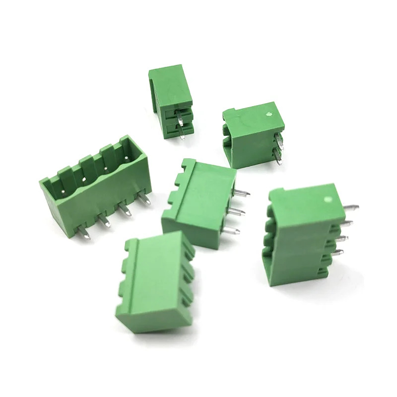 5 uds 5,08mm paso PCB tornillo bloque de terminales conector cerrado enchufe 2EDG 2P 3P 4P 5P 6P 7P 8P 9P 10P 12P - imagen 4