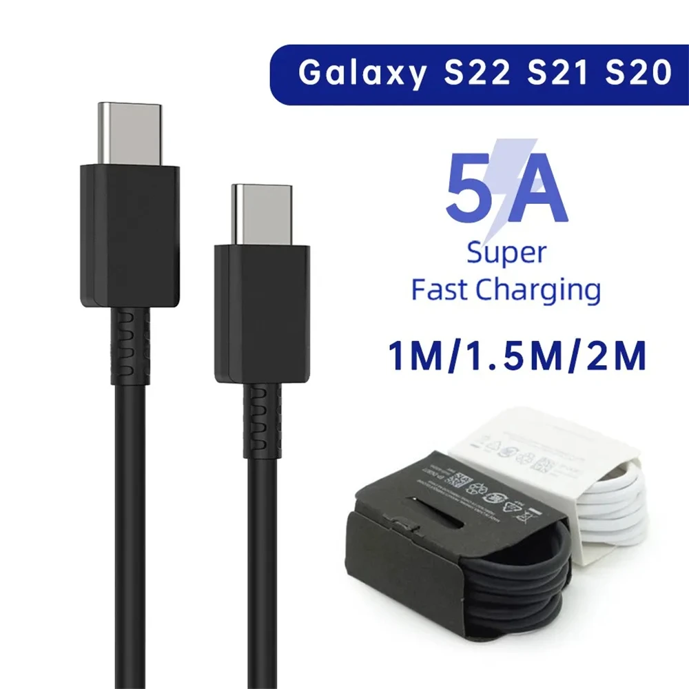 NNBILI-Cable de datos de carga rápida para Samsung Galaxy, Cable USB tipo C, PD3.0, 45W, S24, S23, S22, S21, Ultra, A53, A54, 1-2 unidades - imagen 3