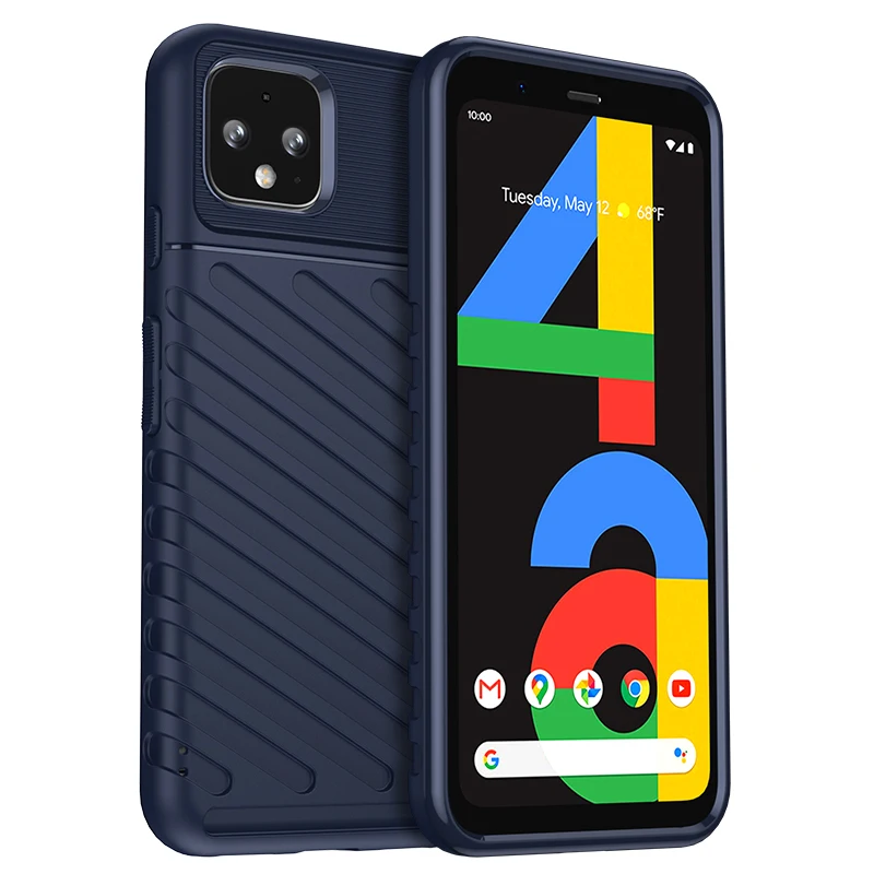 Funda de lujo a prueba de golpes, funda de silicona para teléfono para Google Pixel 4a 5G/Pixel 5/5XL - imagen 5
