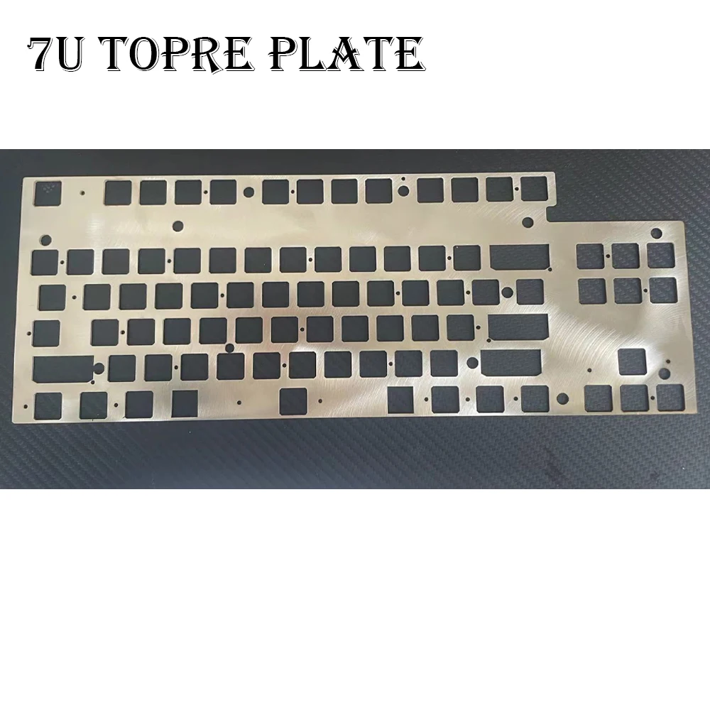 Placa de acero inoxidable de 1,2mm de espesor para teclado capacitivo, Compatible con 60Poker M0110 NCR80 EC, placa de Keboard - imagen 4