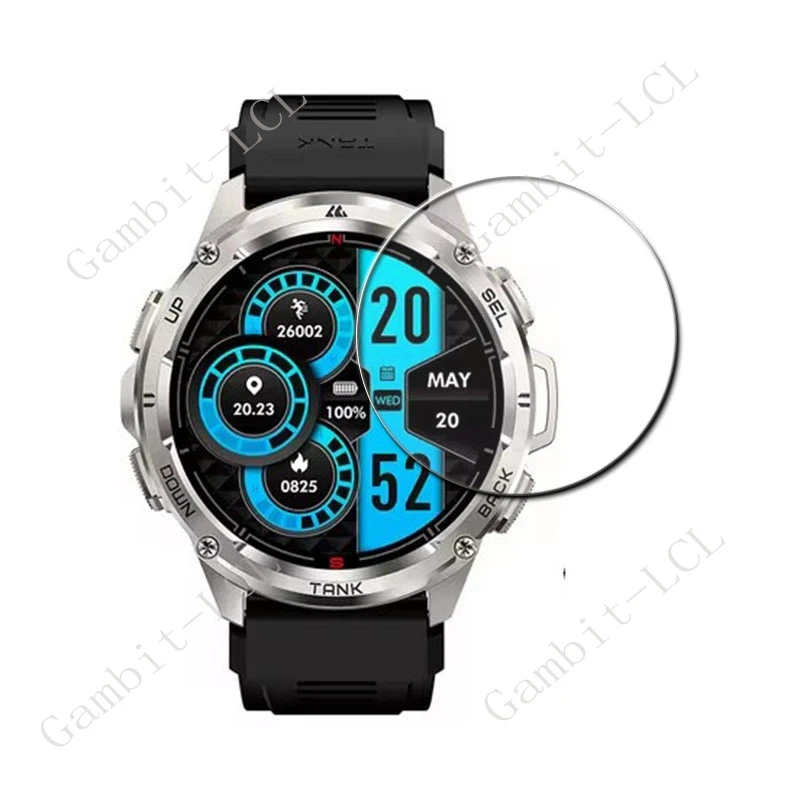 3 uds 9H Protector de pantalla de vidrio templado para KOSPET TANK T3 Ultra GPS reloj inteligente TANKT3 T3Ultra Sport SmartWatch película de cubierta - imagen 2