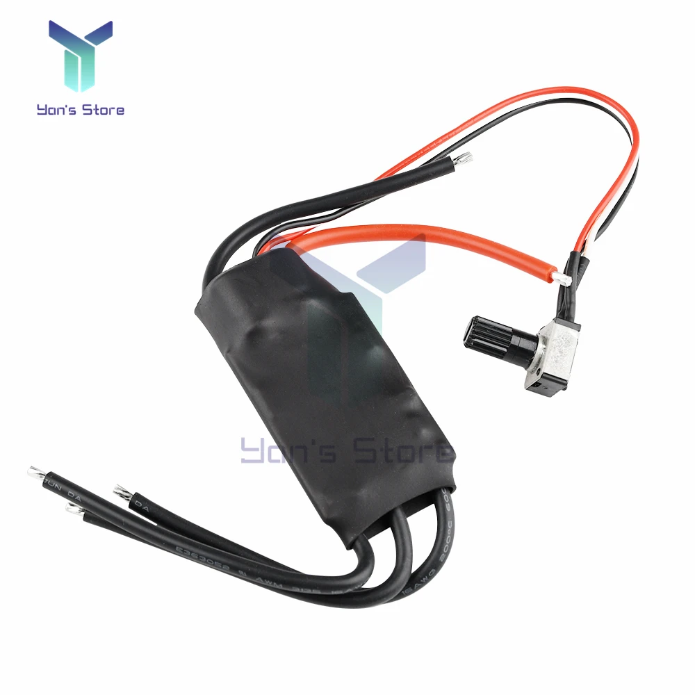 Controlador de Motor sin escobillas trifásico DC 7-24V 200W 1000W BLDC Placa de accionamiento de Motor DC sin pasillo con potenciómetro compatible con entrada PLC 0-5V - imagen 4