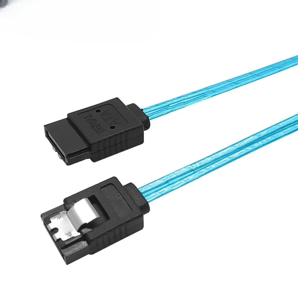 Cable convertidor SATA a SATA de 12Gbps, 180 grados, 7 pines, servidor de disco duro de alta velocidad, Cable de conexión, línea de almacenamiento de ordenador PC - imagen 2