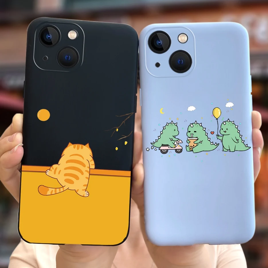 Para Apple iPhone 13 funda bonita de dibujos animados de moda suave TPU Fundas de teléfono para iPhone 13 Pro Max iPhone13 Mini Fundas Coque parachoques - imagen 3