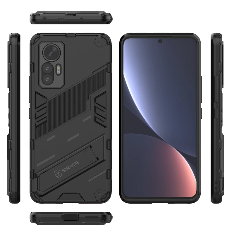 Funda trasera para Xiaomi Mi 12 Lite, carcasa con soporte a prueba de golpes, para Mi 12 Lite Pro 12X - imagen 4