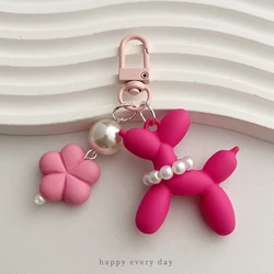 Llavero Perro Acrílico AirPods Colgante Brillante para Llaves