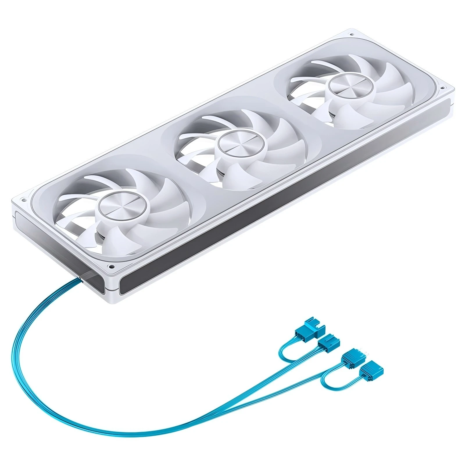 JONSBO ZA-120/240/360 ARGB 12/24/36CM ventilador del chasis sincronización de iluminación de la placa base/placa de identificación de aluminio/ventiladores de caja PWM - imagen 5