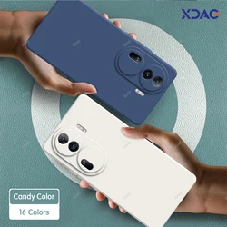 Funda de silicona suave para OPPO Reno 11 Pro 5G, interior flocado