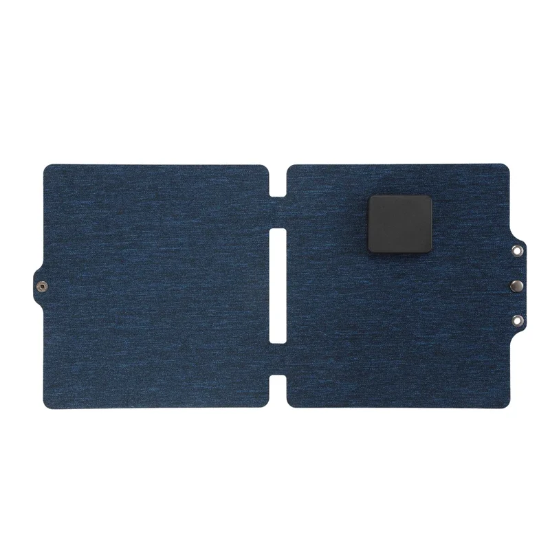 Panel Solar portátil de 10W y 5V, cargador de teléfono USB-C/USB, cargador de banco de energía móvil plegable para teléfono móvil, banco de energía para Camping - imagen 5