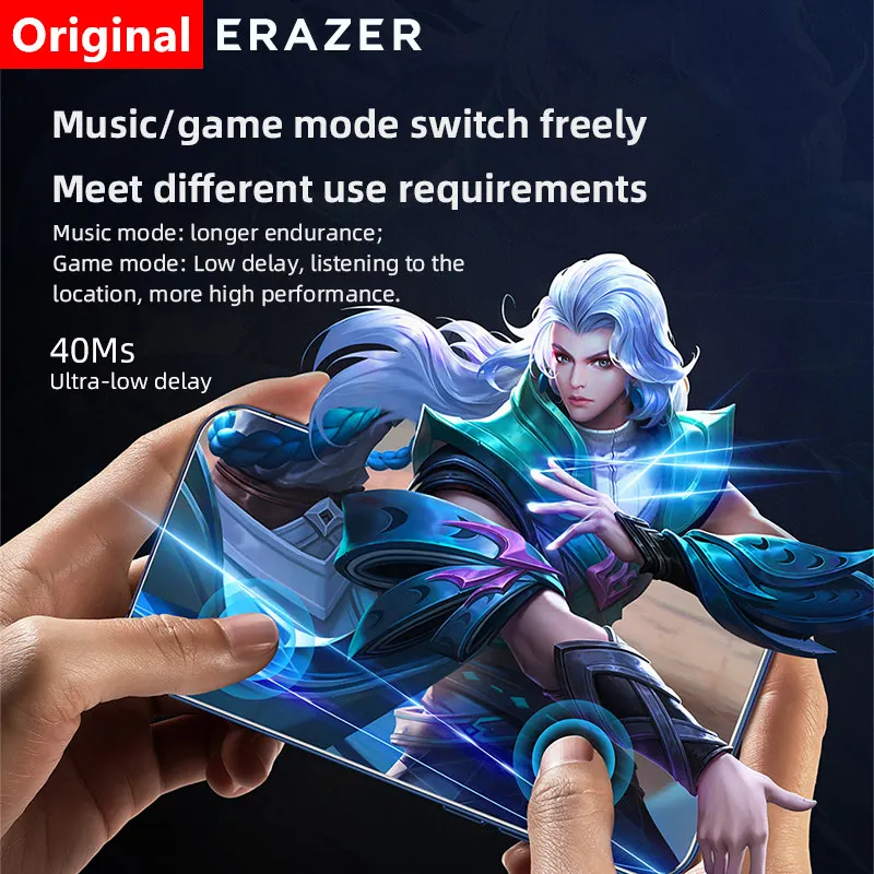 ERAZER XT60 PRO auriculares inalámbricos auriculares deportivos Bluetooth 5,3 auriculares impermeables reducción de ruido sonido estéreo HiFi - imagen 5