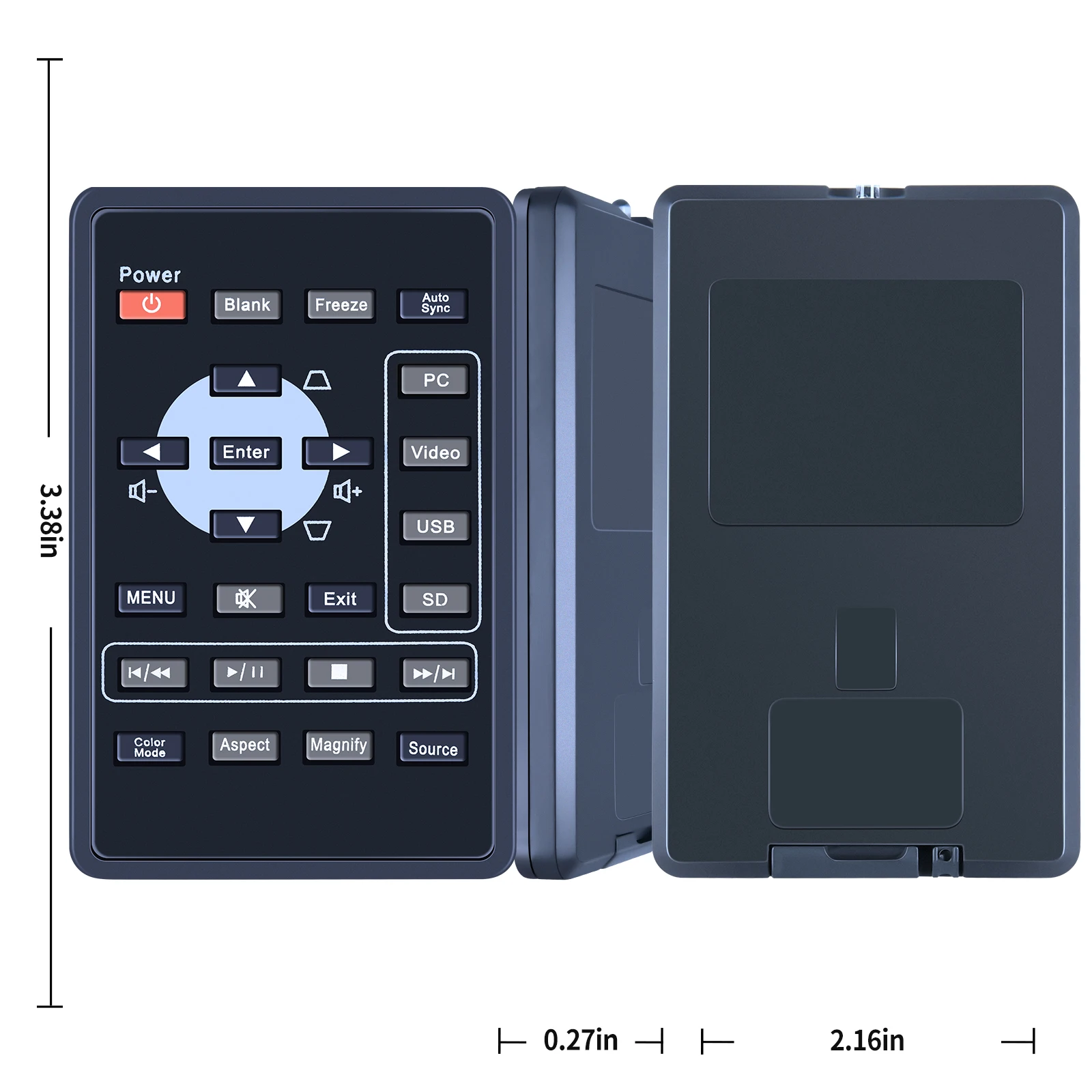 Nuevo para proyector Viewsonic Control remoto PLED-W200 PJD5112 PJD5122 - imagen 5