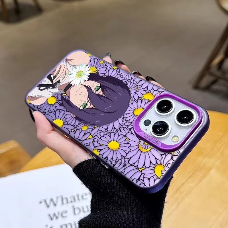 Funda esmerilada de Anime C-Chainsaw Mans para Xiaomi Redmi Note 14 13 12 10 Pro Plus 11S 14C 13C 12C 9C 11S K70 K60 A2 cubierta acrílica - imagen 2