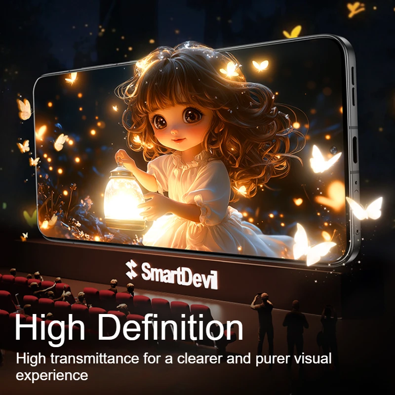 Protector de pantalla SmartDevil para OnePlus 13T HD película de vidrio templado transparente para OnePlus Ace 5 5 Pro antihuellas - imagen 4