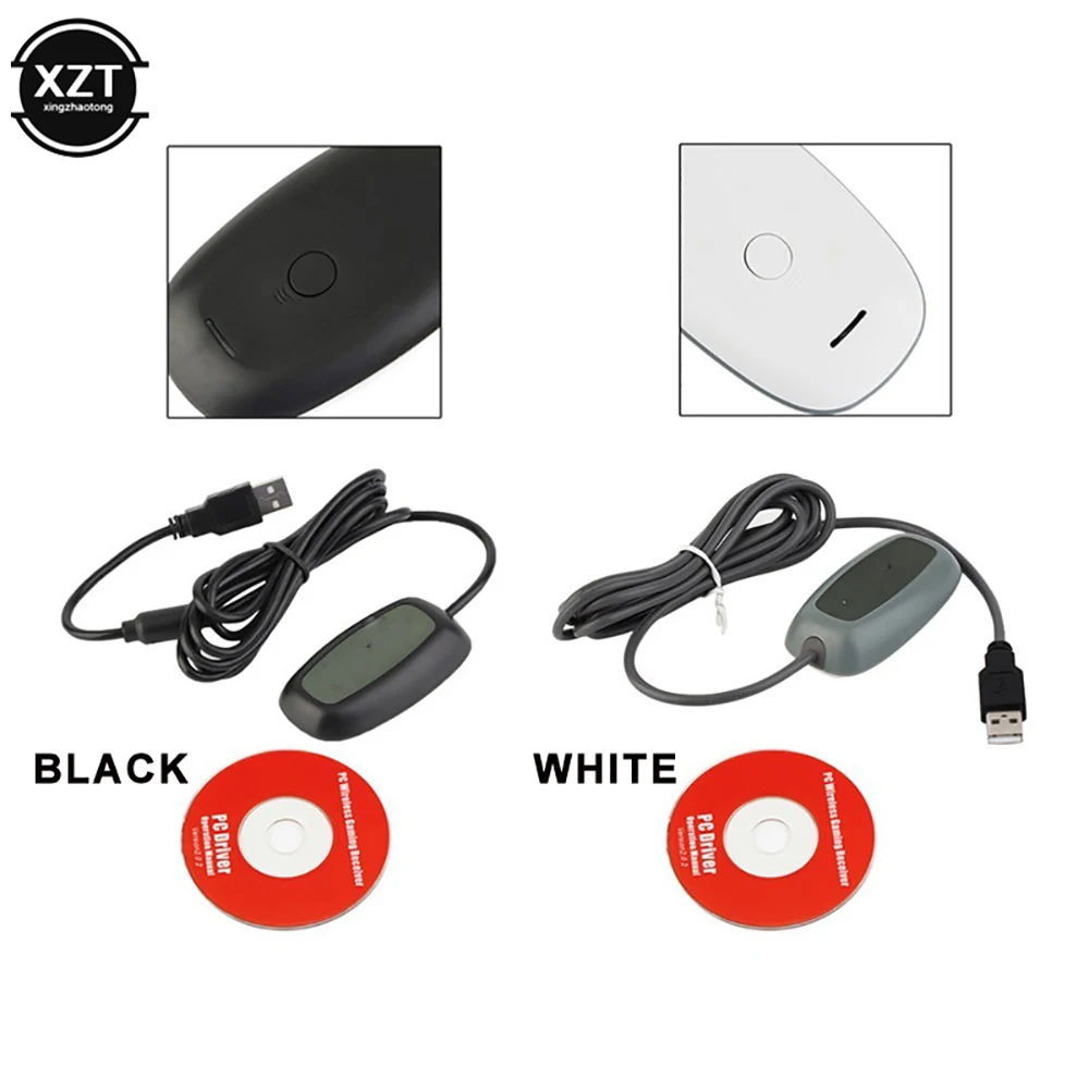 Para Xbox 360 Gamepad inalámbrico adaptador de PC receptor USB compatible con sistema Win7/8/10 para consola controladora Microsoft Xbox360 - imagen 3