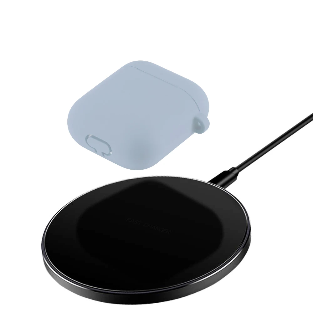 Funda para Apple AirPods 1a y 2.a generación, Funda para auriculares inalámbricos, accesorios para AirPods 2 1, cubierta anticaída y antipérdida con gancho - imagen 5