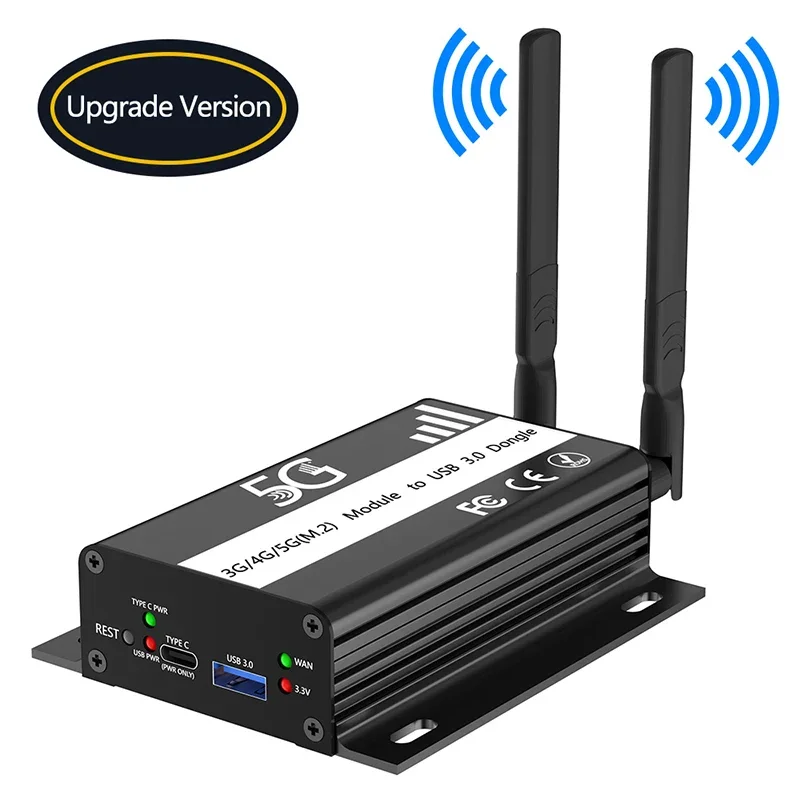 Adaptador M.2 NGFF Key B a USB 3,0 con ranura para tarjeta SIM M2 a USB Wifi Dongle fuente de alimentación adicional compatible con módulo Wifi 3G/4G/5G