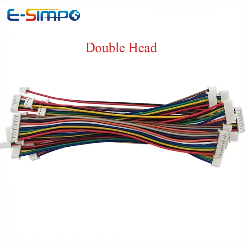 10 Uds JST MX1.25mm conector de Cable de un solo/doble cabezal 2/3/4/5/6/7/8/9/10/12 enchufe de paso 10/20/30CM de longitud 28AWG conector de Cable - imagen 4