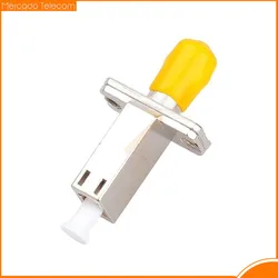 LC-ST Adaptador Híbrido de Fibra Óptica Metálico Monomodo