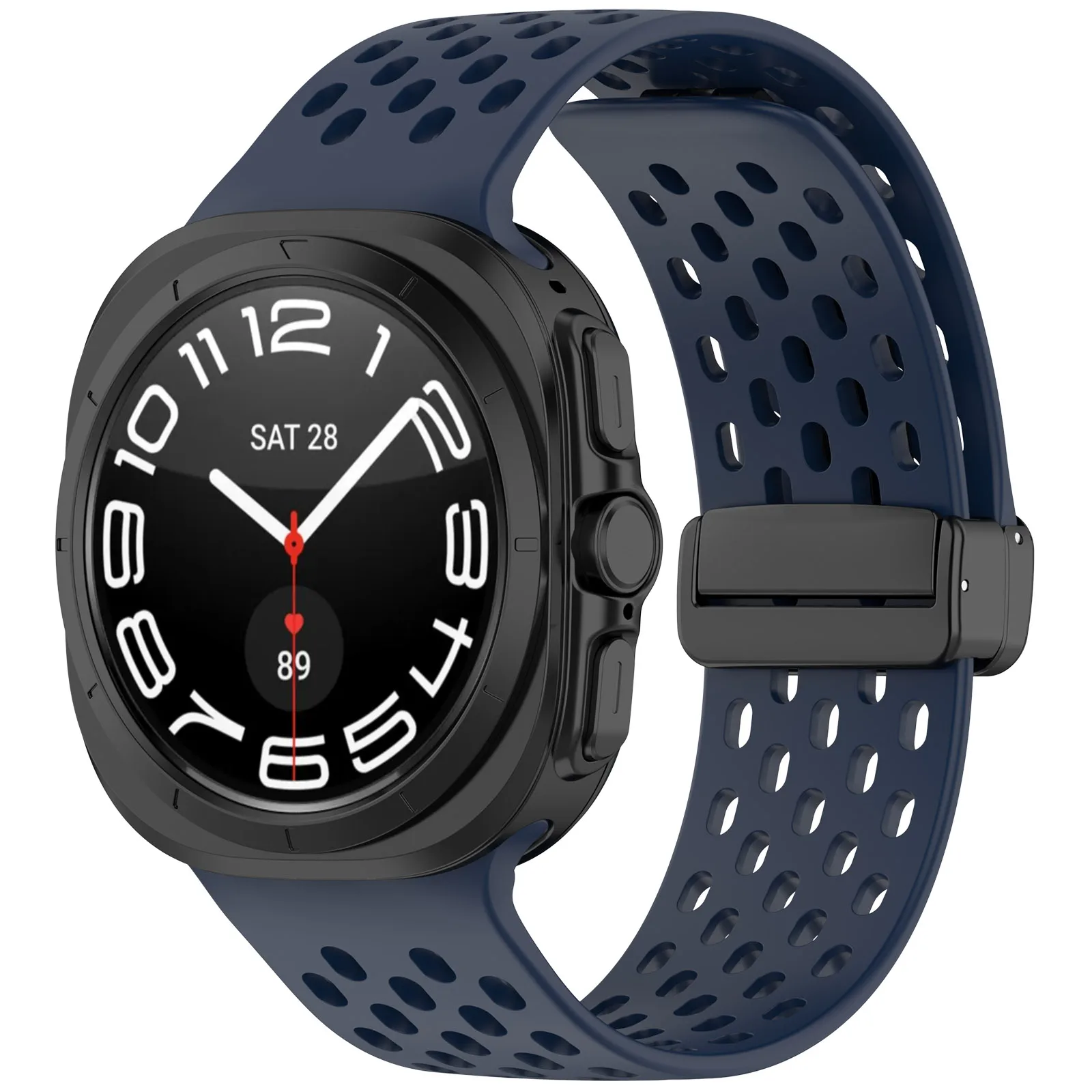 Para Galaxy Watch Ultra Correa pulsera magnética para Samsung Galaxy Watch 7 Ultra 47mm accesorios de correa de reloj de silicona - imagen 2
