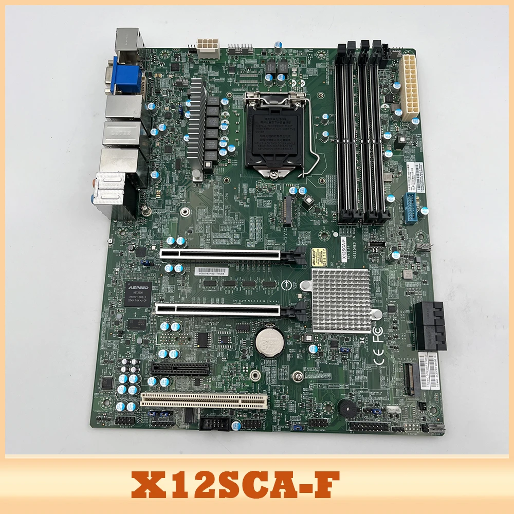 X12SCA-F para placa base supe-rmicro, enchufe único LGA1200, núcleo i9 i7 i5 i3 DDR4 de 10. a generación - imagen 2