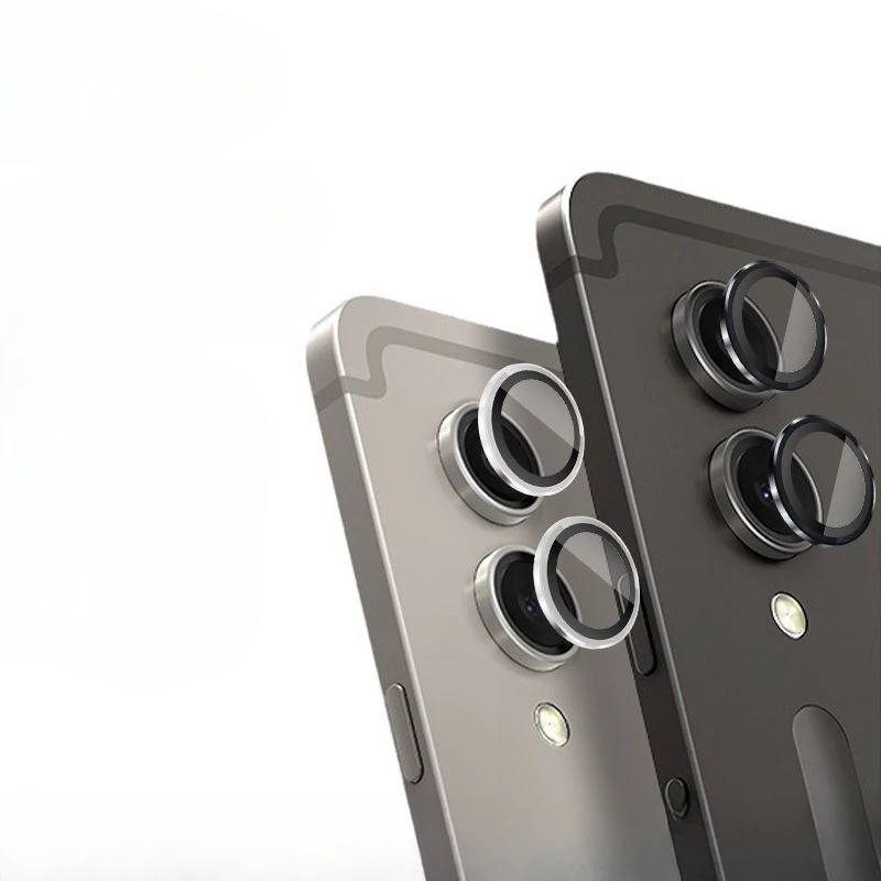 1 Juego de película protectora de lente para Samsung Galaxy Tab S10 Plus, protectores de cámara con anillo Ultra metálico para SAM TabS10 + S10Ultra, cristal de lente