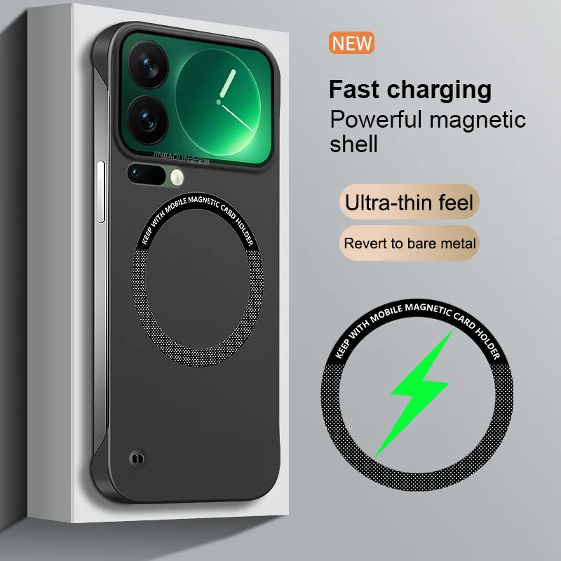 Funda ultrafina para MI Xiaomi 17 Pro Max, Funda dura sin marco magnética para PC, Funda anticaída agradable para la piel para Xiaomi17