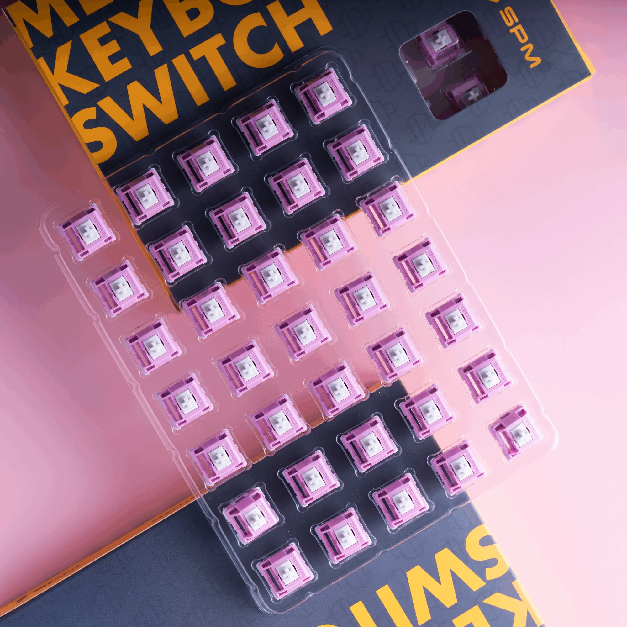 SOULCAT & SPM interruptor Hibiscus R3 Teclado mecánico lineal suave HMX 42g Actuación DIY interruptor de teclado - imagen 4