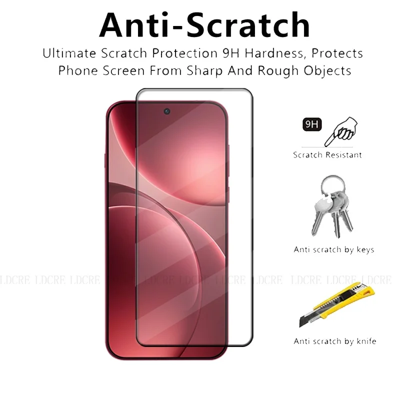 4-1 Uds para OPPO Find X9 Pro vidrio OPPO Find X9 vidrio templado 9H HD cubierta protectora completa pegamento Protector de pantalla OPPO Find X9 Pro - imagen 3