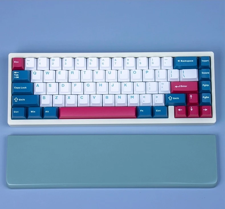 MiFuny-reposamanos para teclado de mármol, almohadilla para muñeca personalizada, teclado ergonómico adecuado para teclados mecánicos de 68/75 teclas, regalos