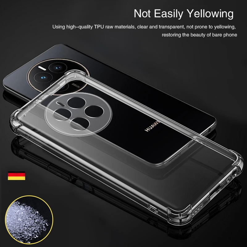 Funda Huawei Mate 50 Pro Silicona Transparente Antigolpes - imagen 4